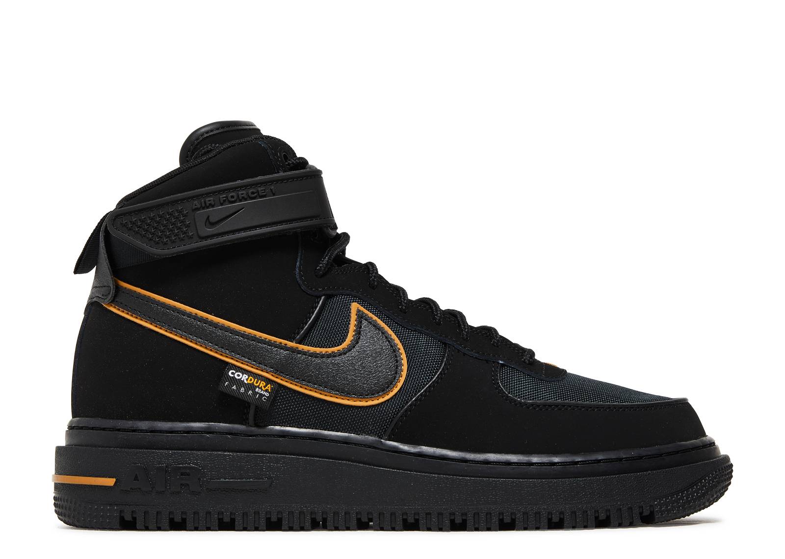 Air Force 1 Boot 'Black University Gold'