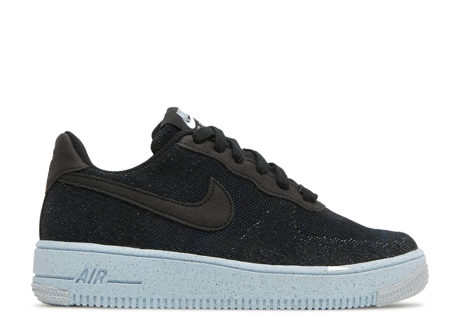 Air Force 1 Crater Flyknit GS 'Black Chambray Blue'