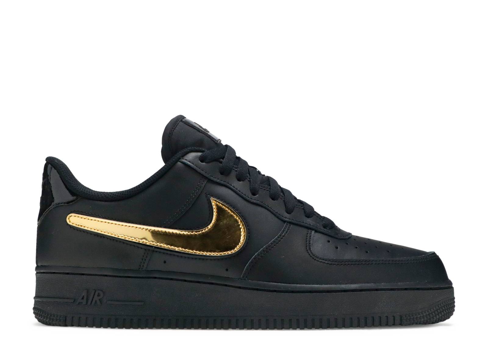 Air Force 1 Low '07 LV8 'Removable Swoosh - Black Gold'
