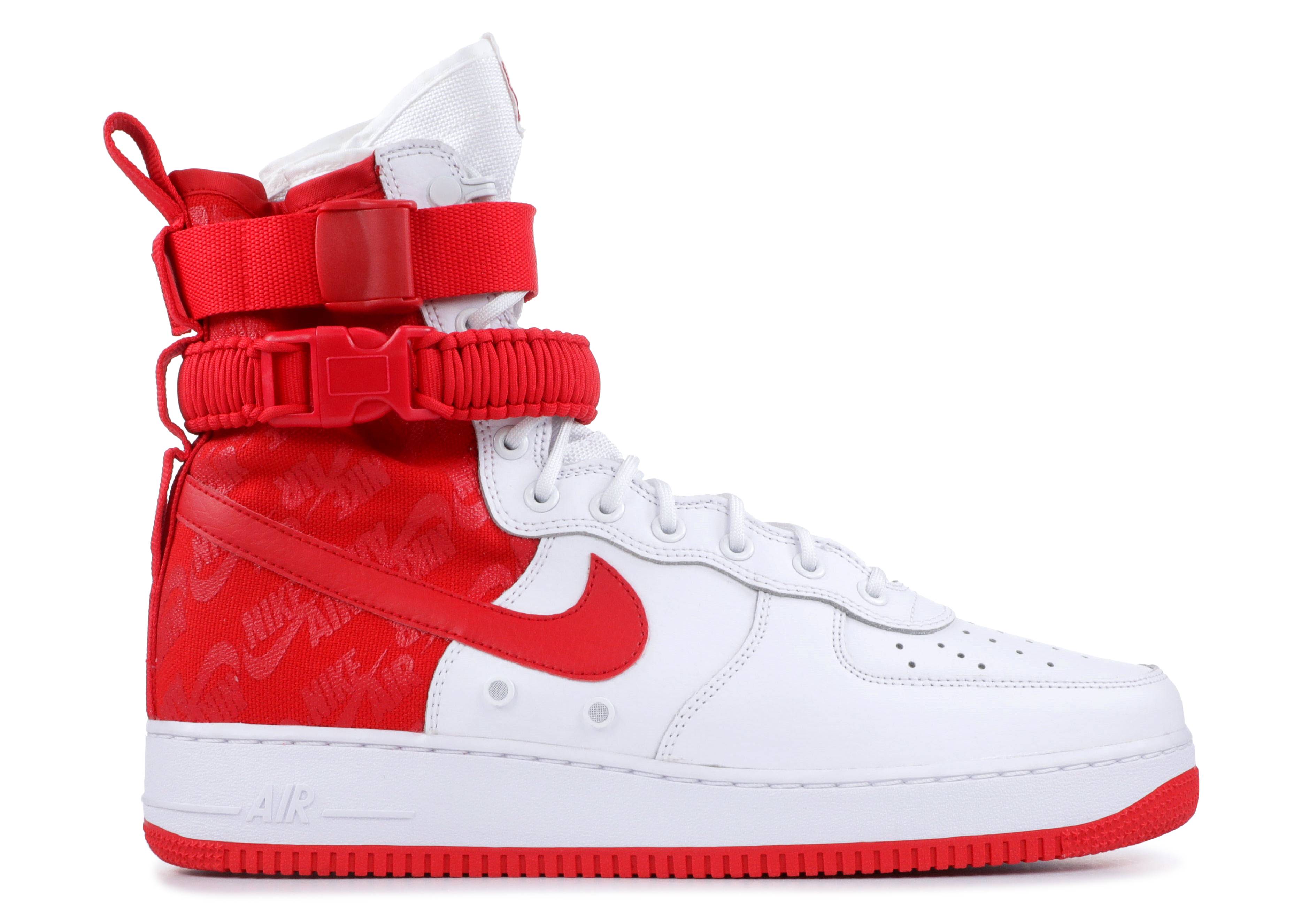 SF Air Force 1 High 'University Red'