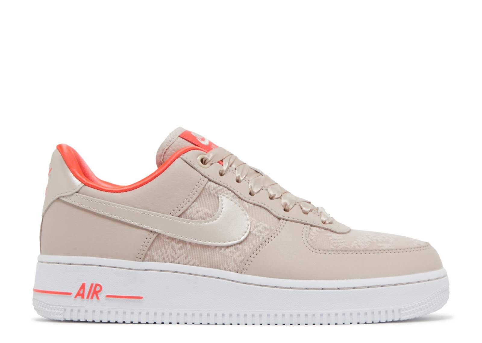 Wmns Air Force 1 '07 'Fossil Stone Laser Crimson'