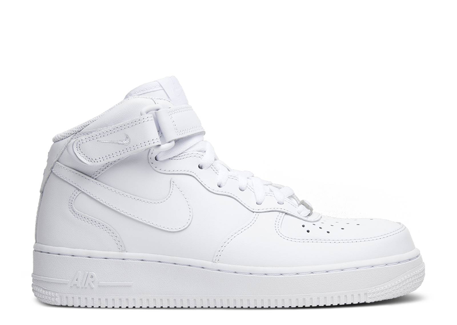 Wmns Air Force 1 Mid 07 Leather 'Triple White'