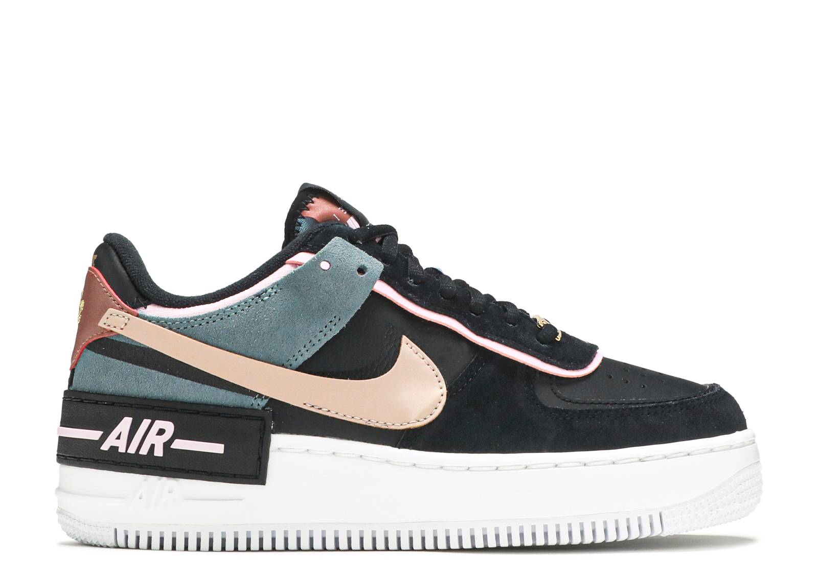 Wmns Air Force 1 Shadow 'Black Light Arctic Pink'