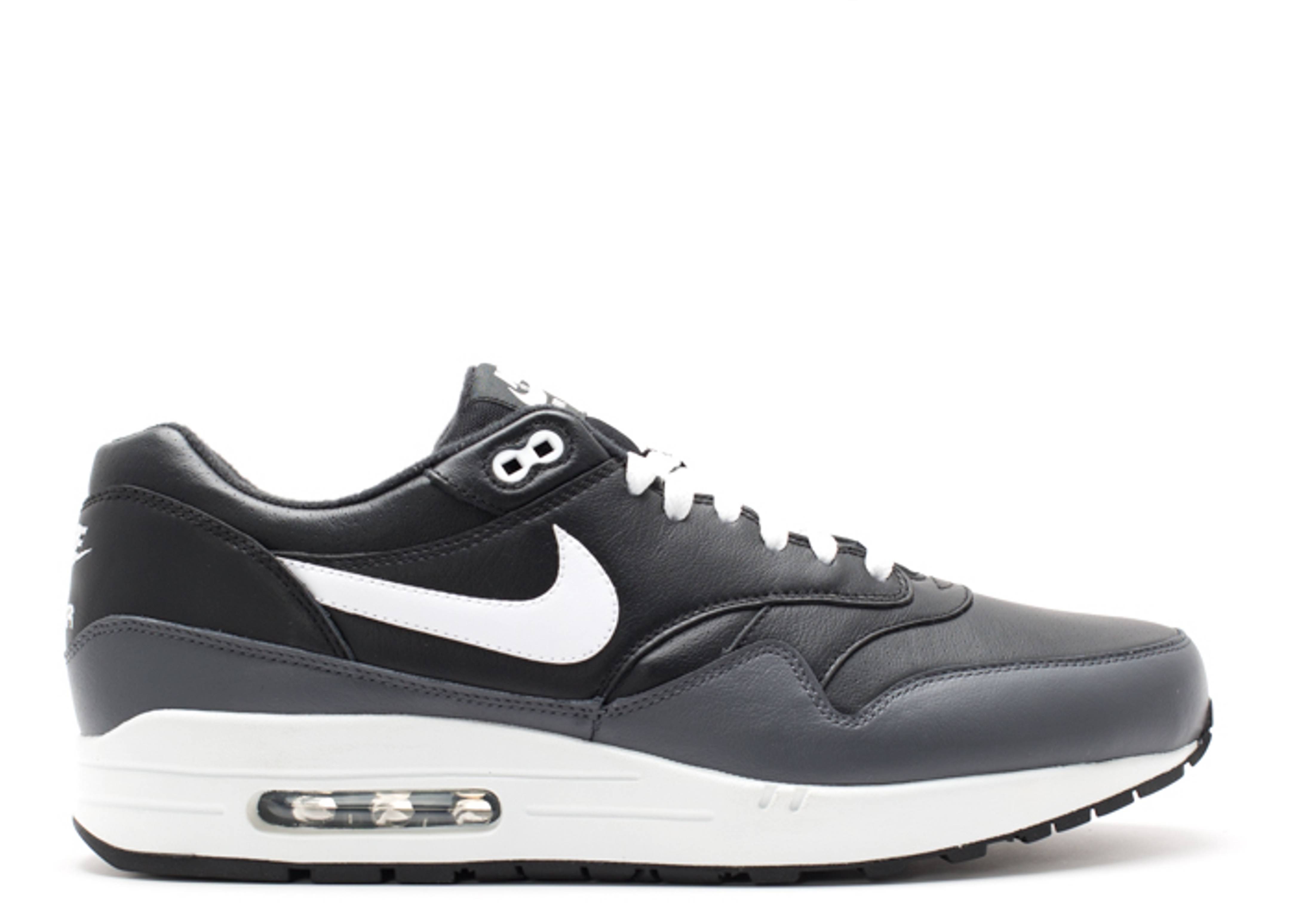 Air Max 1 Leather 'Black Grey White'