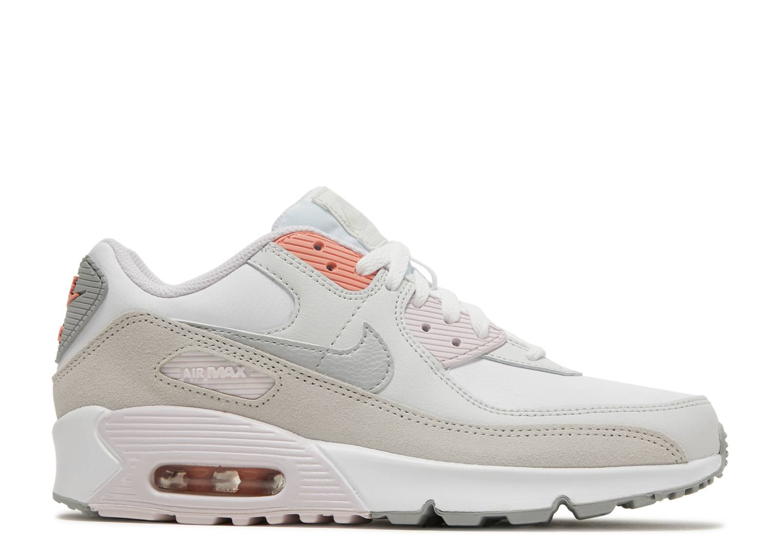 Air Max 90 Leather GS 'White Light Violet'