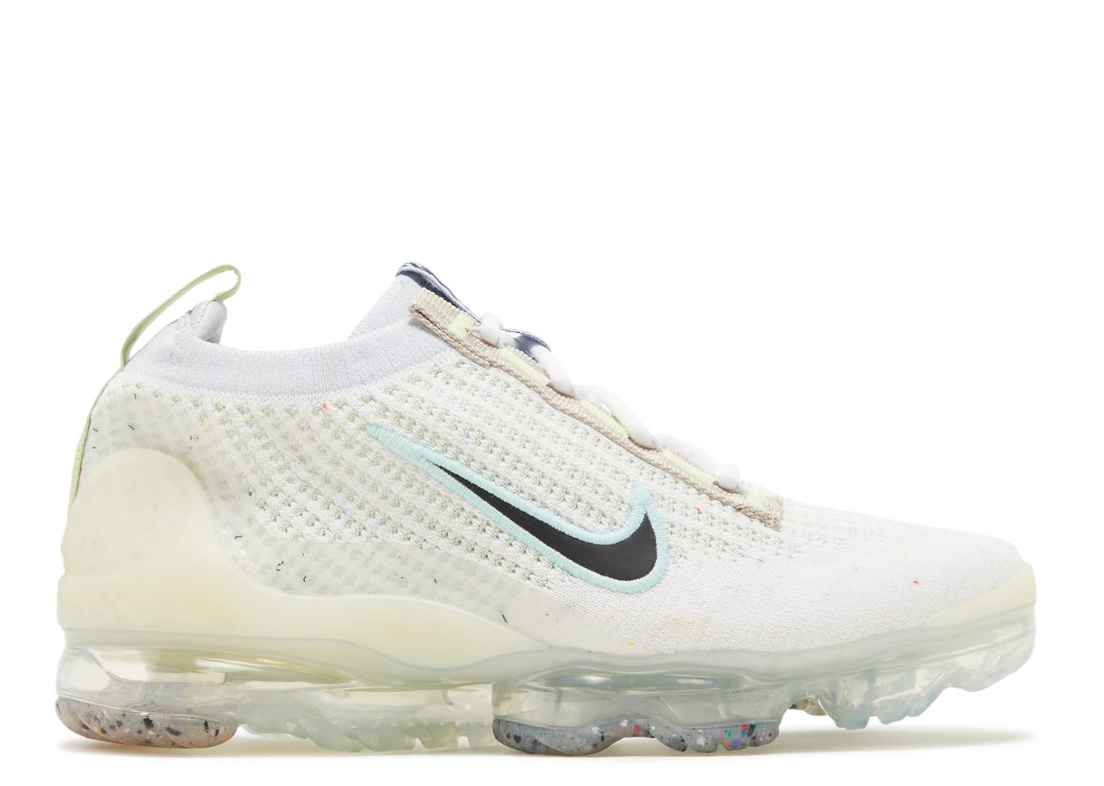 Air VaporMax 2021 Flyknit GS 'Mismatched Swoosh - White'
