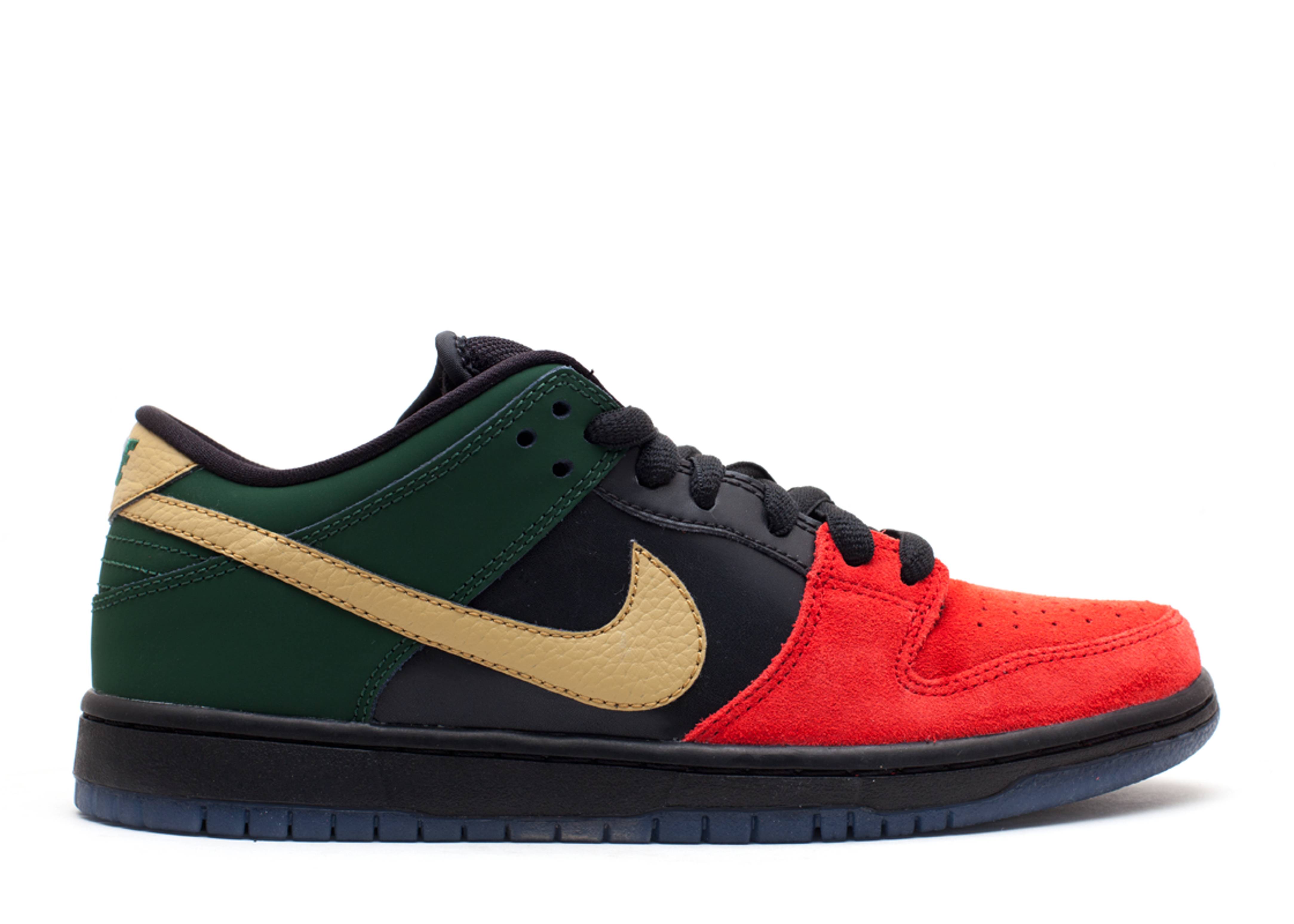 Dunk Low Pro SB 'BHM'Color:Red,Size:3.5