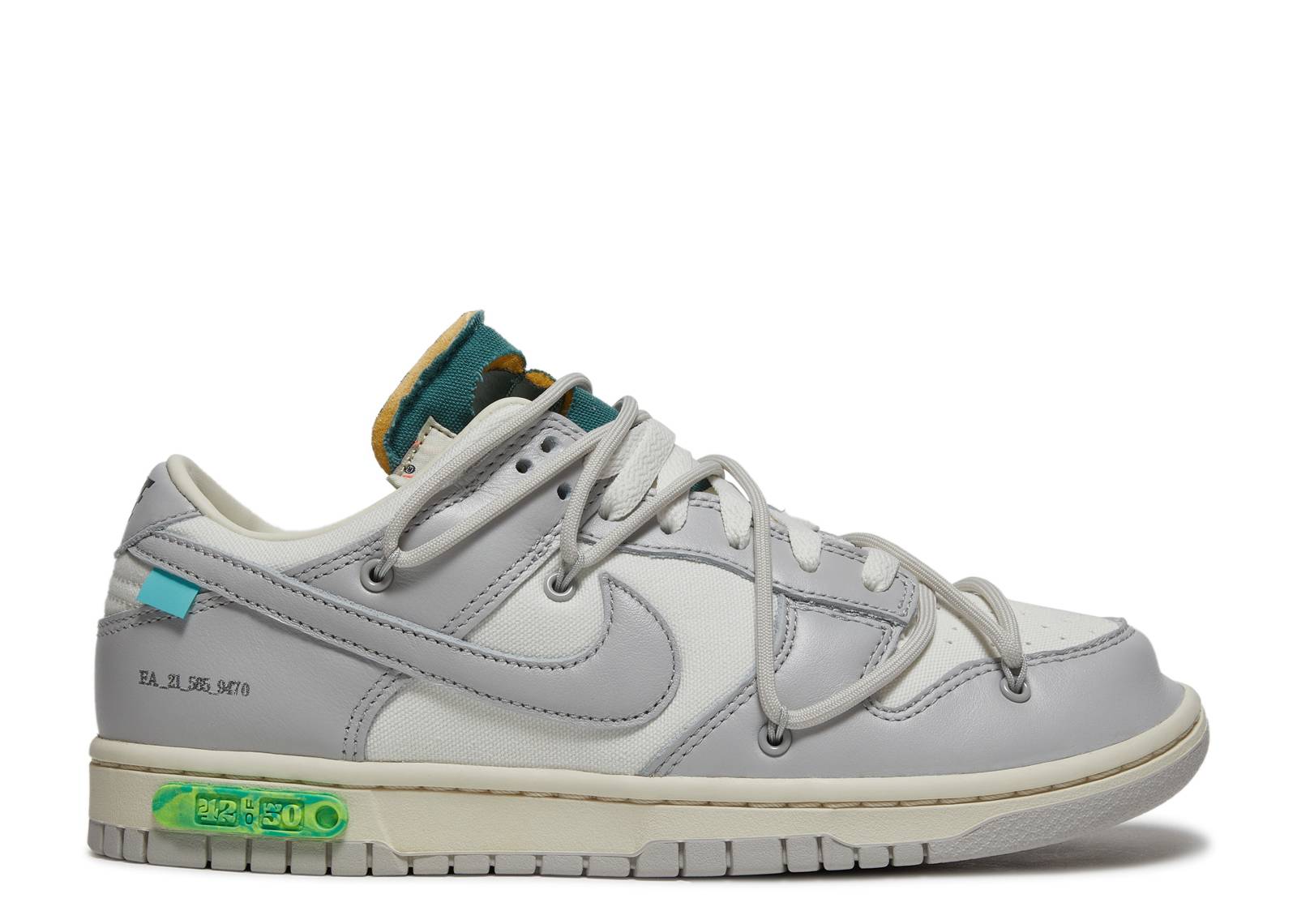 Off-White x Dunk Low 'Lot 42 of 50'Color:White,Size:3.5