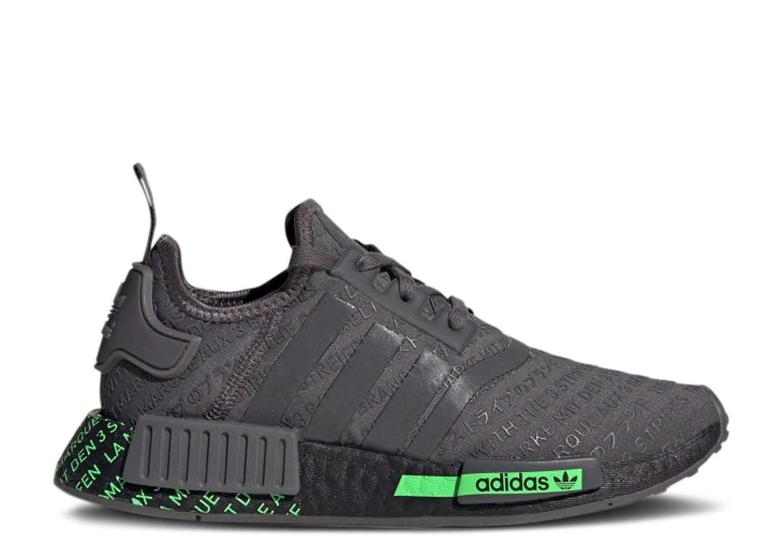 NMD_R1 J 'All Over Print - Grey Signal Green'