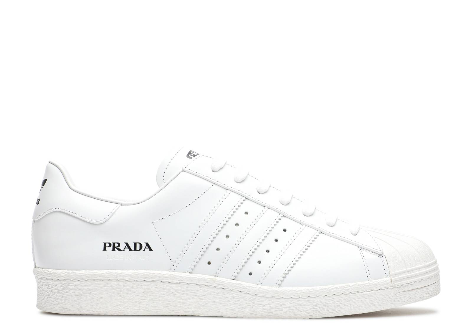 Prada x Superstar 'Core White' Adidas Release