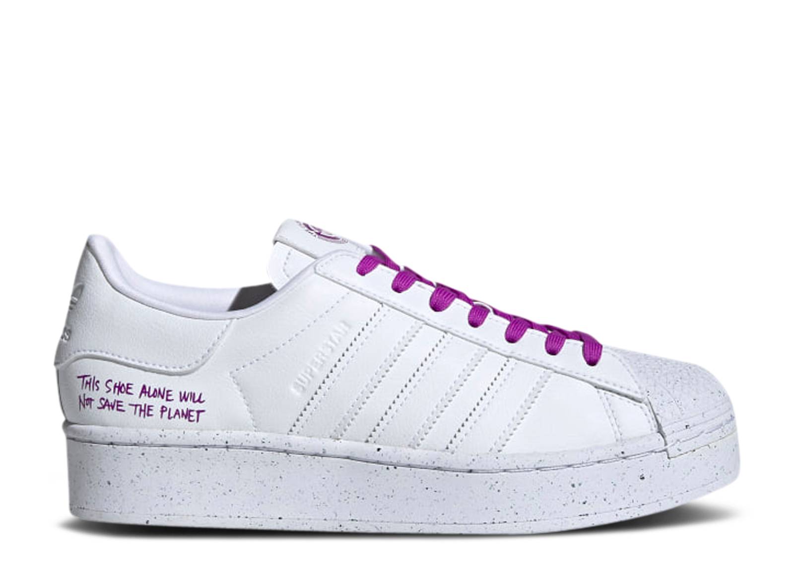 Superstar Bold 'Clean Classics Collection - White Shock Purple'
