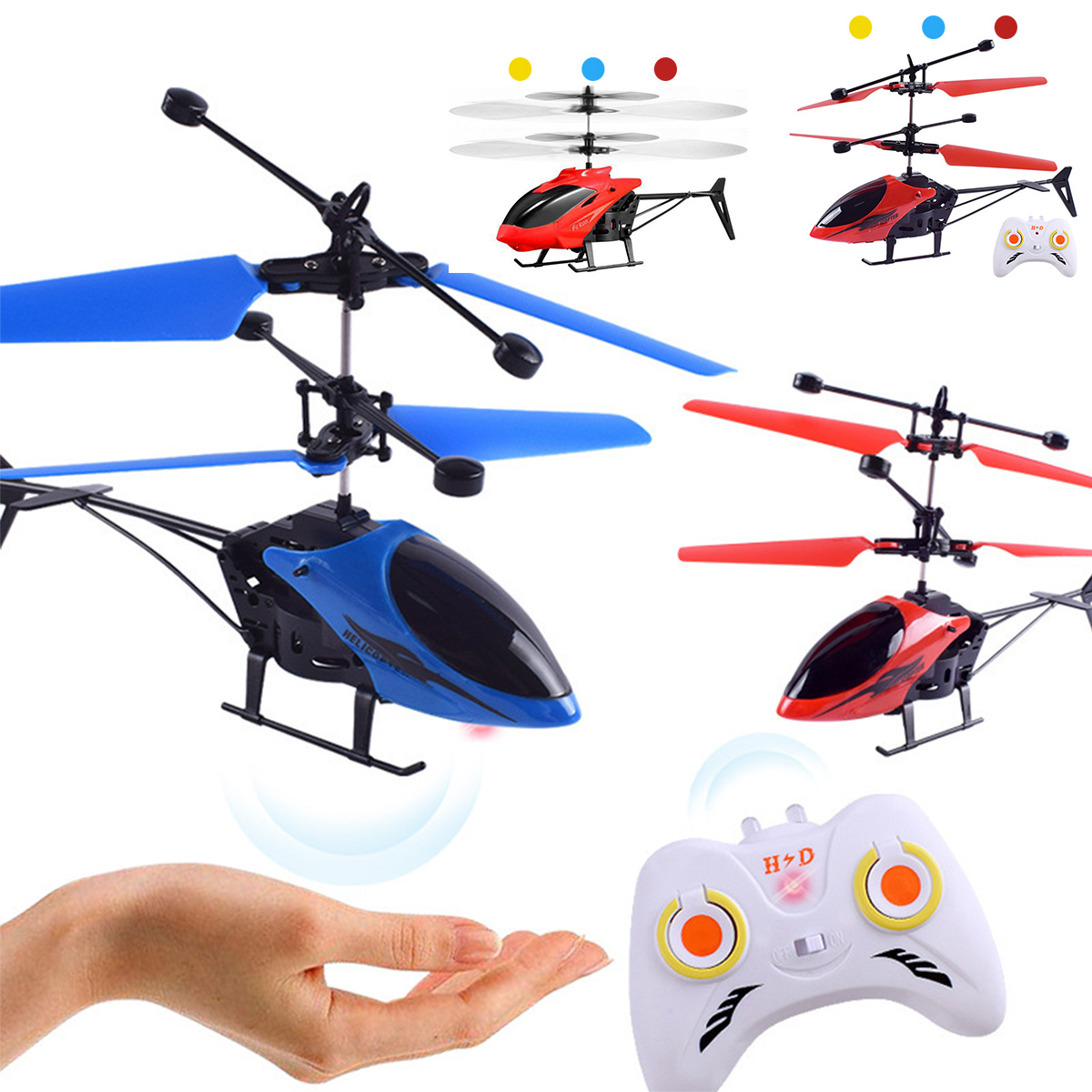 Flying Toy Flying Drone Flying Mini Guide Airplane Remote Control Airplane Helicopter Noiseless Infrared Induction Flying Toy