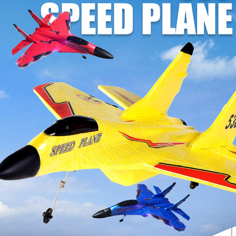 New 2.4G Glider RC Drone 530 Fixed Wing Airplane Hand Throwing Foam Electric Remote Control Outdoor RC Plane Toys Child Gift