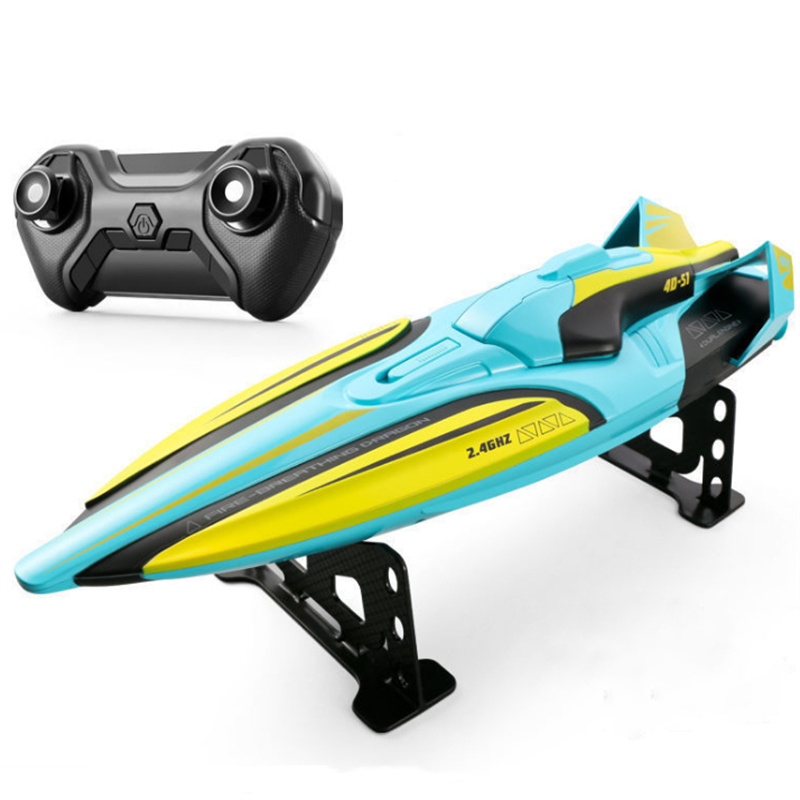 30 KM/H RC High Speed Racing Boat Speedboat Remote Control Ship Water Game Kids Toys Children Gift