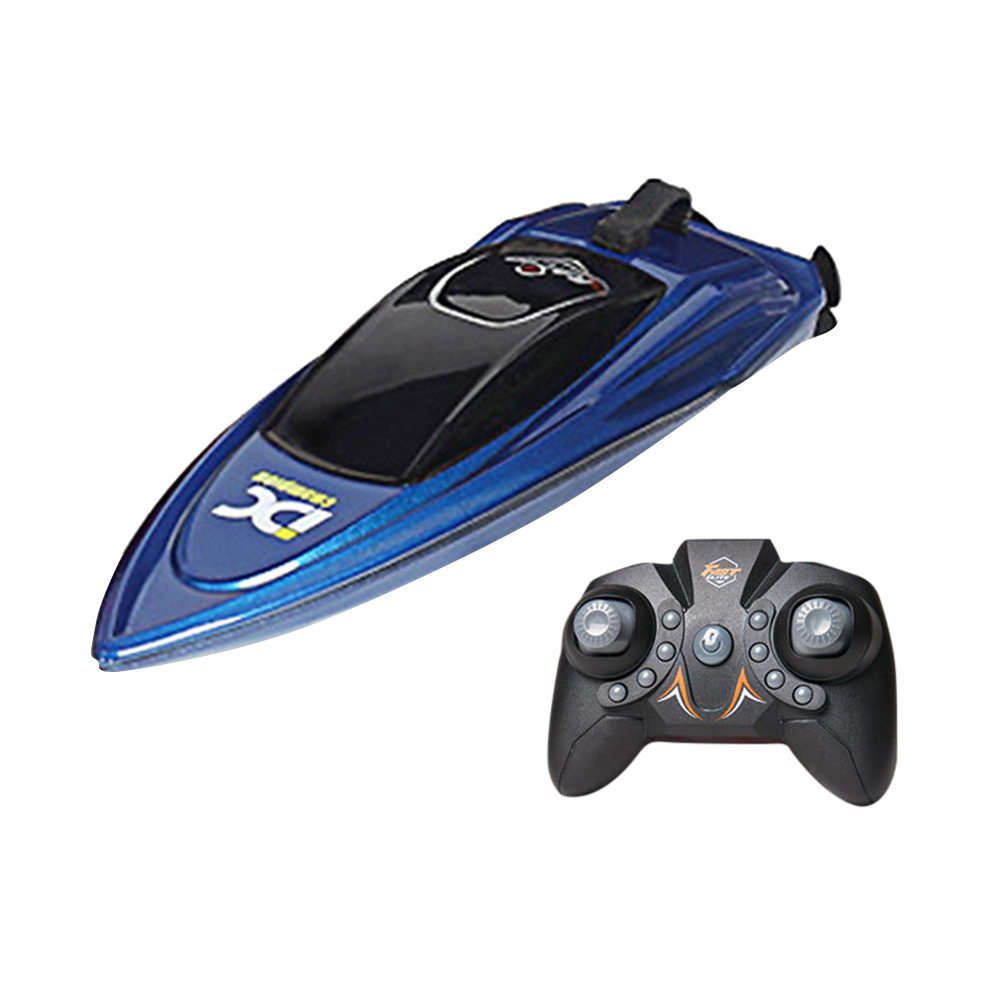 805 2.4GHz Mini RC Speed Boat High Speed LED Lights Waterproof Electric Remote Control Ship Water Model Kids ToysOrigin:China,Type:white