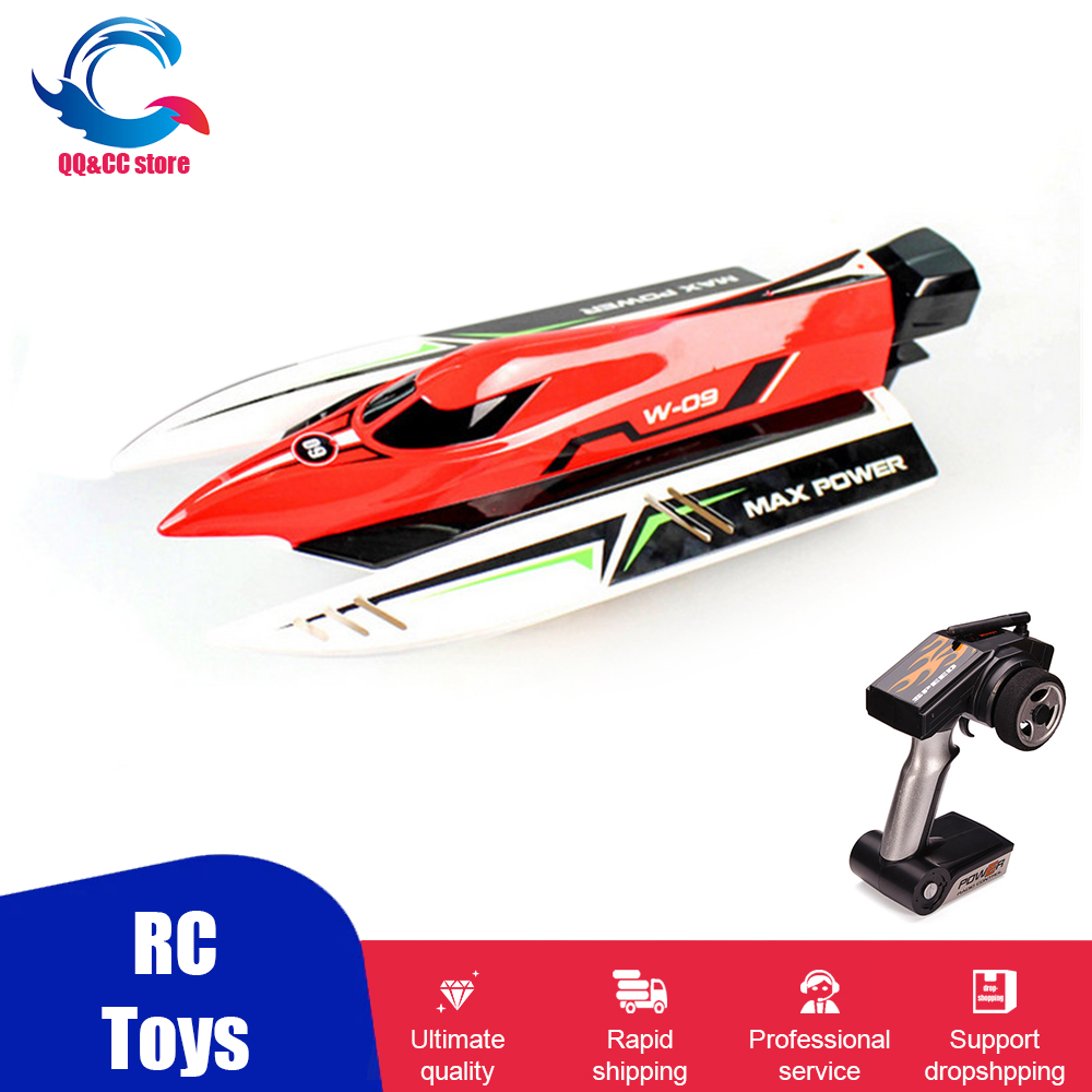 Wltoys Wl915 Rc Boat Ship 2.4Ghz 2Ch Radio Remote Controlled Boat Brushless Motor High Speed 45Km/h Racing Rc Boat Toys for Boys