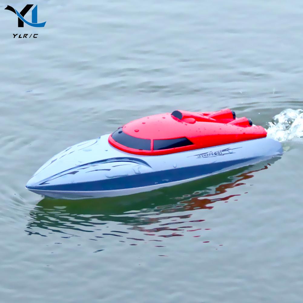 20km/h Dual Motor RC Boat 3.7V Battery 2.4GHz High Speed Remote Control Toys for Children Holiday Party Gift