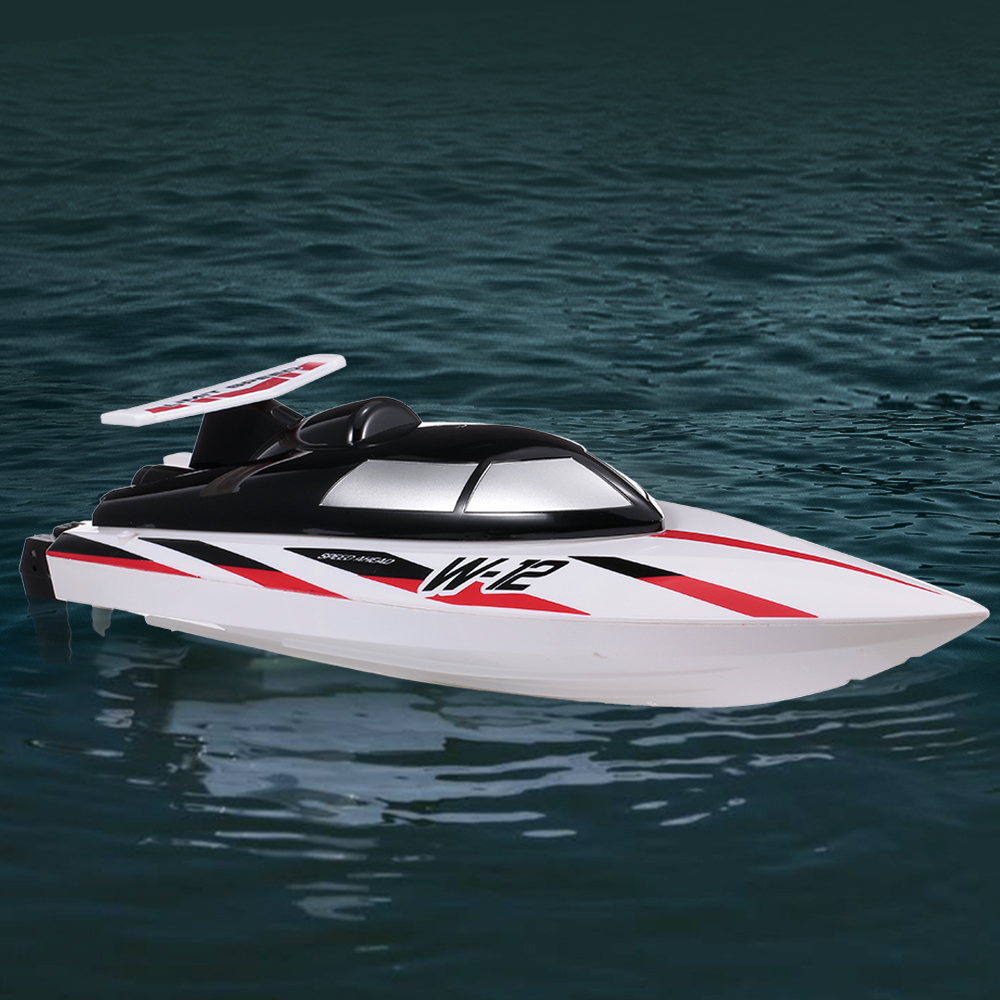 2.4G WL912-A RC High Speed Boat Model Racing 35KM/H Speedboat Auto-correct Electric Outdoor Boat Simulation Gifts Toys for Boys