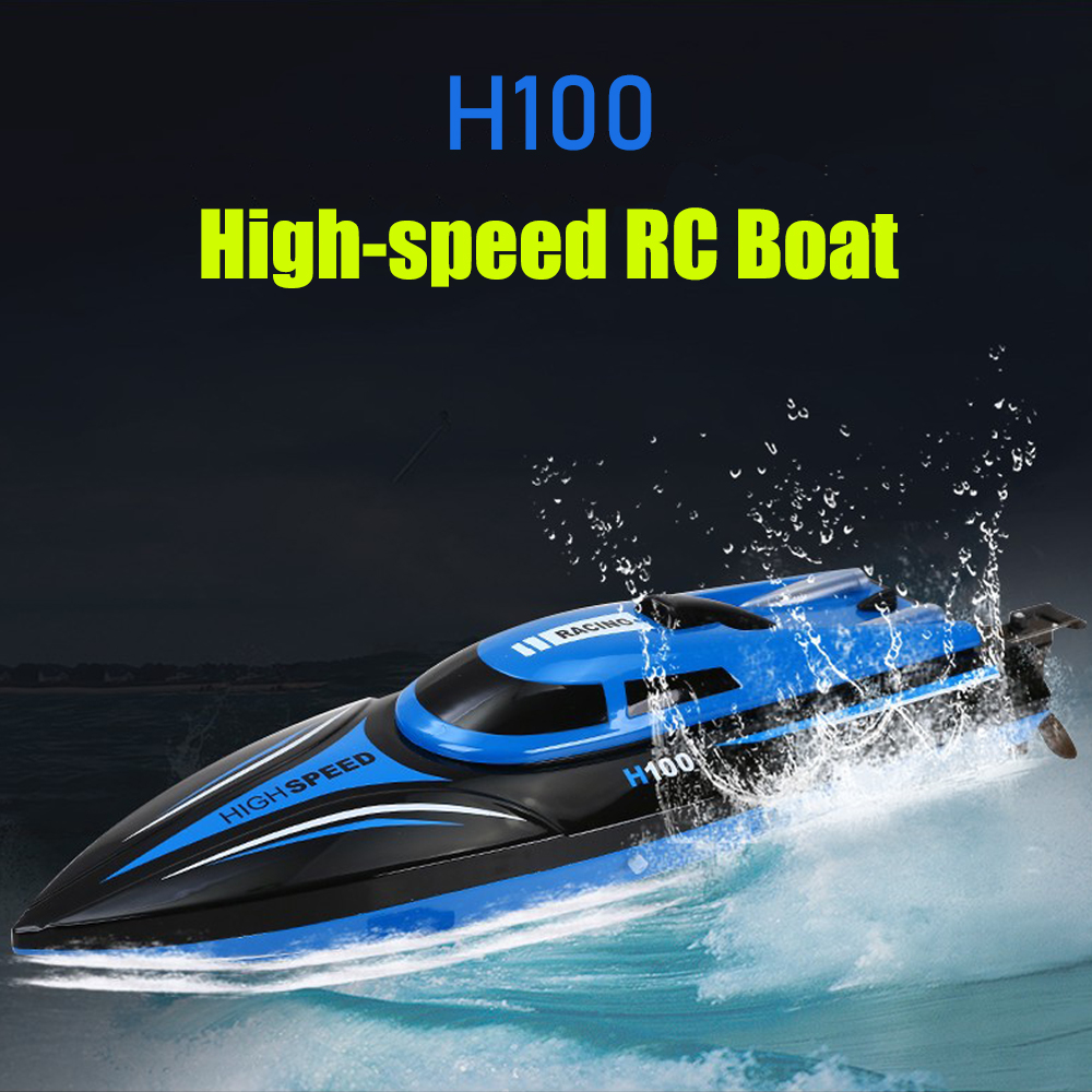 TKKJ H100 2.4G RC Boat 180 Degree Flip High Speed Electric RC Racing Boat for Pools, Lakes and Outdoor Adventure