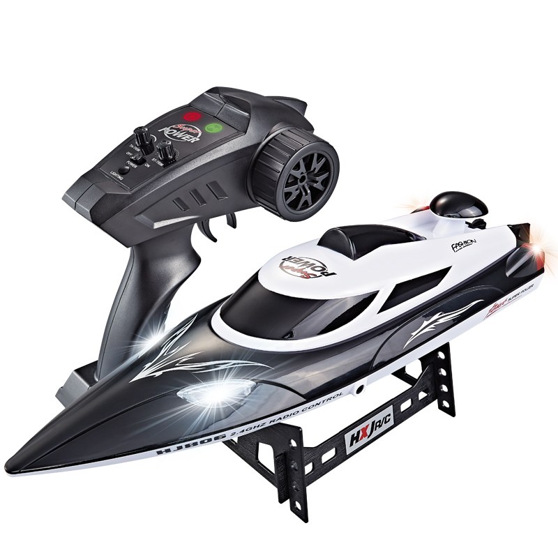 2.4Ghz HJ806 Large RC Speedboat 35km/h 200ms Double Motor Waterproof Model Electric High Speed Racing Ship Gifts Toys for boys