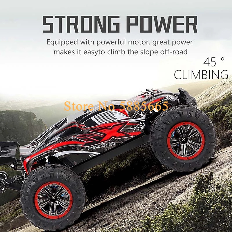 Professional Adult 80KM/H Alloy Frame RC Brushless Car Toys 4WD Buggy High Speed Monster Truck 200M Brake 1:10 RC Cars Model Toy