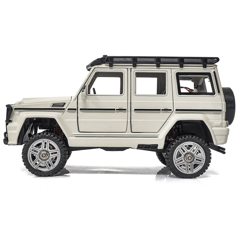 SG2401 Metal RC Crawler 1:24 Full Scale 2.4G 4WD Remote Control Car - WhiteType:white