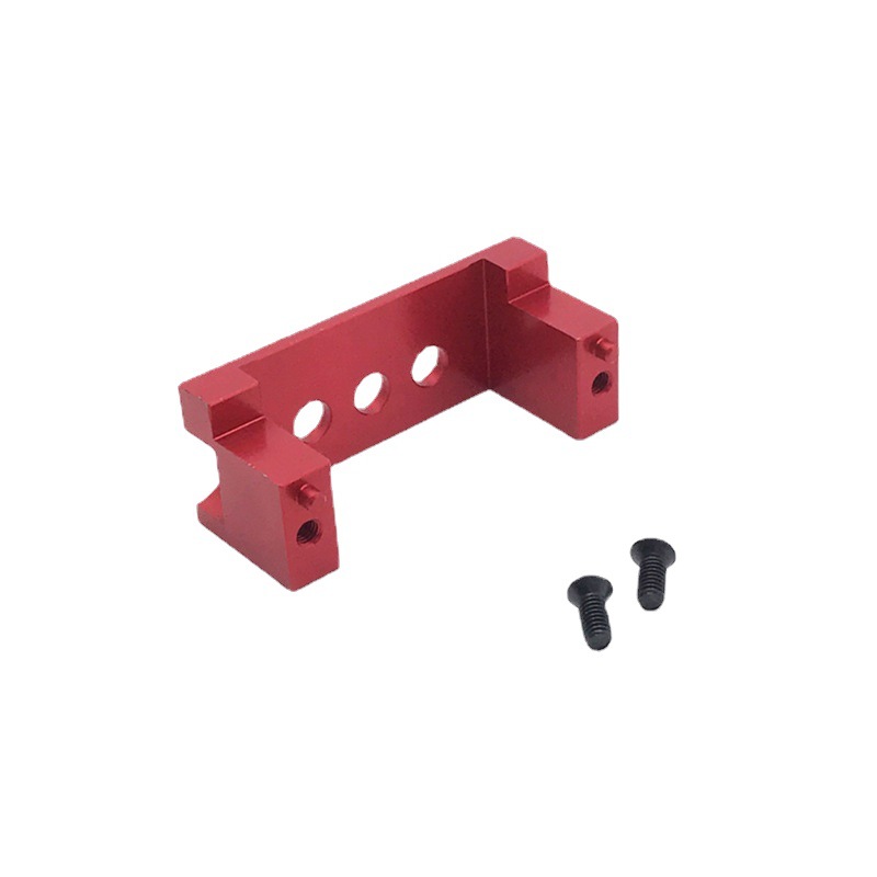 Metal upgrade parts for WLtoys144001 124016 124017 124018 124019 remote control car accessories steering gear mountType:Red