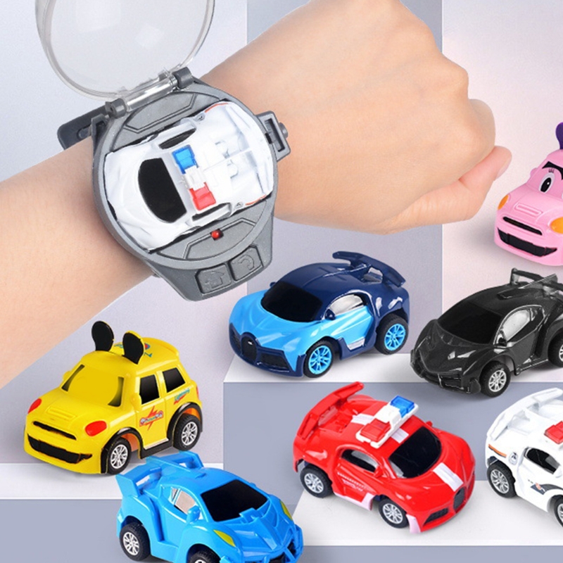 New Mini Watches Rc Car 2.4G Watch Remote Control Vehicle Cute Truck Infrared Sensing Rc Cars Toys For Baby Small Children Gift