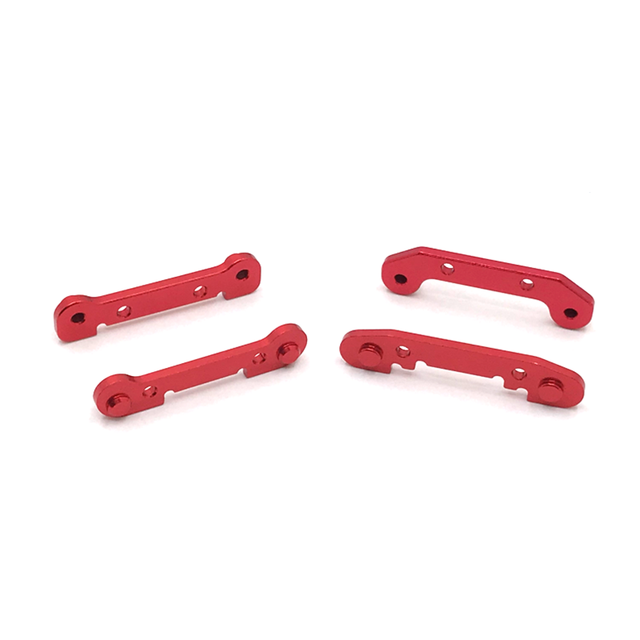 4pcs Upgrade Metal Reinforced Swing Arm for 1/12 Wltoys 124018 124019 or 1/14 Wltoys 144001 RC Car Accessories PartsType:Red