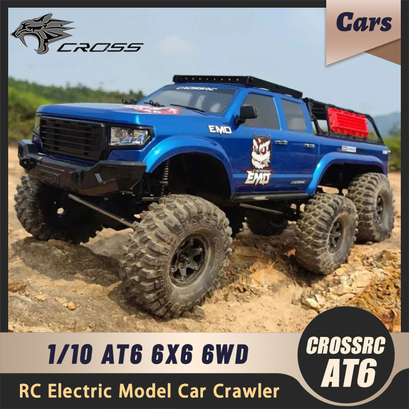 NEW CROSSRC AT6 6X6 6WD 1/10 RC Electric Remote Control Model Off-Road Car Crawler RTR KIT Adult Kids Toys