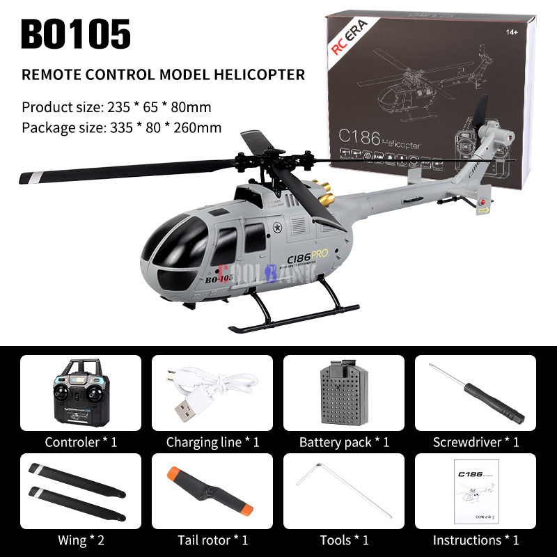 2.4G C186 RC Helicopter 4 propellers 6 axis electronic gyroscope for stabilization TC Toy RC DroneType:white