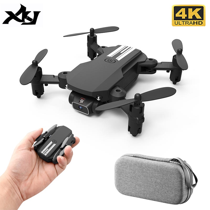 2022 New XKJ LSRC Mini Drone 4K 1080P HD Camera WiFi Fpv Air Pressure Altitude Hold Black Gray Foldable Quadcopter RC Dron Toy