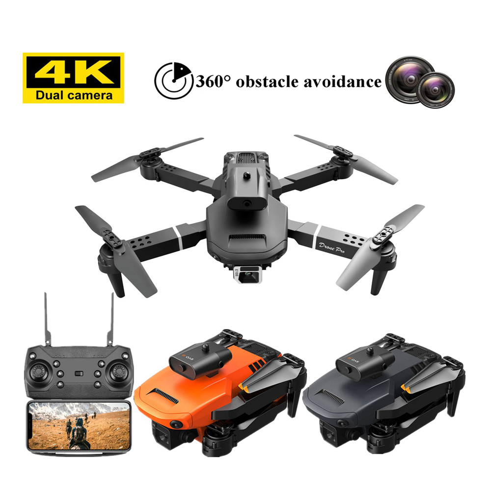 Mini Dron K6 con cámara Dual 4K, cuadricóptero plegable profesional con Wifi, FPV, 360 grados, infrarrojo, evitación de obstácul