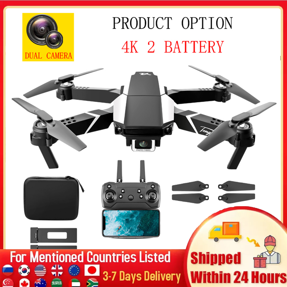 YLR/C S62 Single/Dual Drone With Camera Brushless RC Drone 4K 2.4GHz Foldable Quadcopter Toys Professional Quadcopters RC Dron