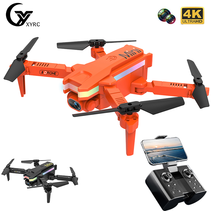 XYRC 2022 New XT8 Mini 4KHD Pixel Drone WIFI FPV Air Pressure Fixed Altitude LED Light RC Quadcopter Helicopter Gifts Boys