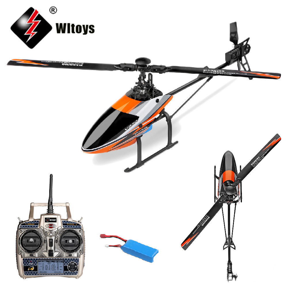 WLtoys V950 RC Helicopter 2.4GHz 6 Channels 3D 6G Mode RC Plane Brushless Motor Remote Control Airplane Mould Toys for Kids Gift