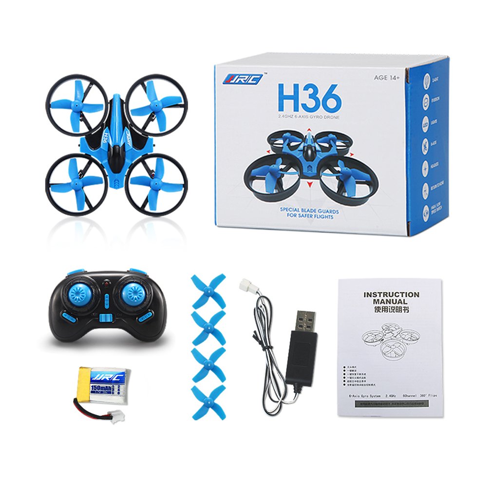 H36 Mini Drone RC Drone Quadcopters With Headless Mode One Key Return Six Axles RC Helicopter Toys Gift For Kids