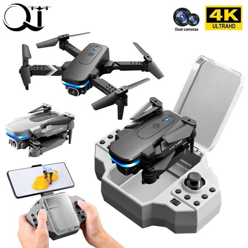 2022 New KY910 Mini Drone with Dual Camera 4K HD Wide Angle Wifi FPV Professional Foldable RC Helicopter Quadcopter Toy Gift
