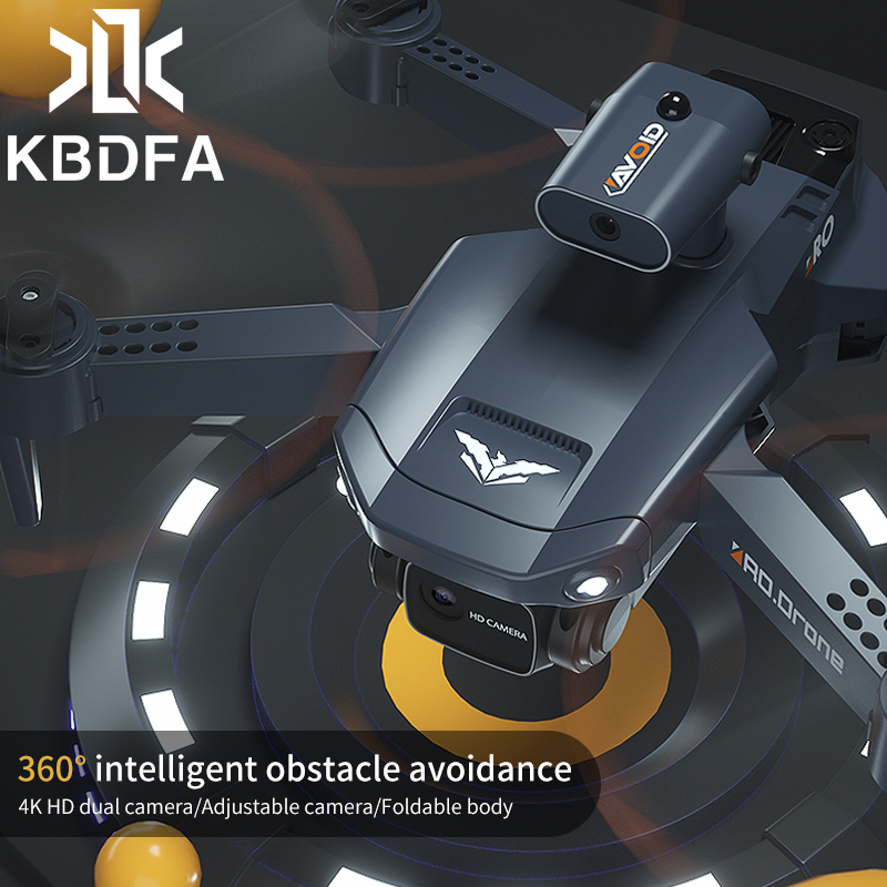KBDFA H106 RC Quadcopter Drone with 4K Professional Dual Camera  Foldable Drone Obstacle Avoidance Helicopter Toy Kids RC Toys