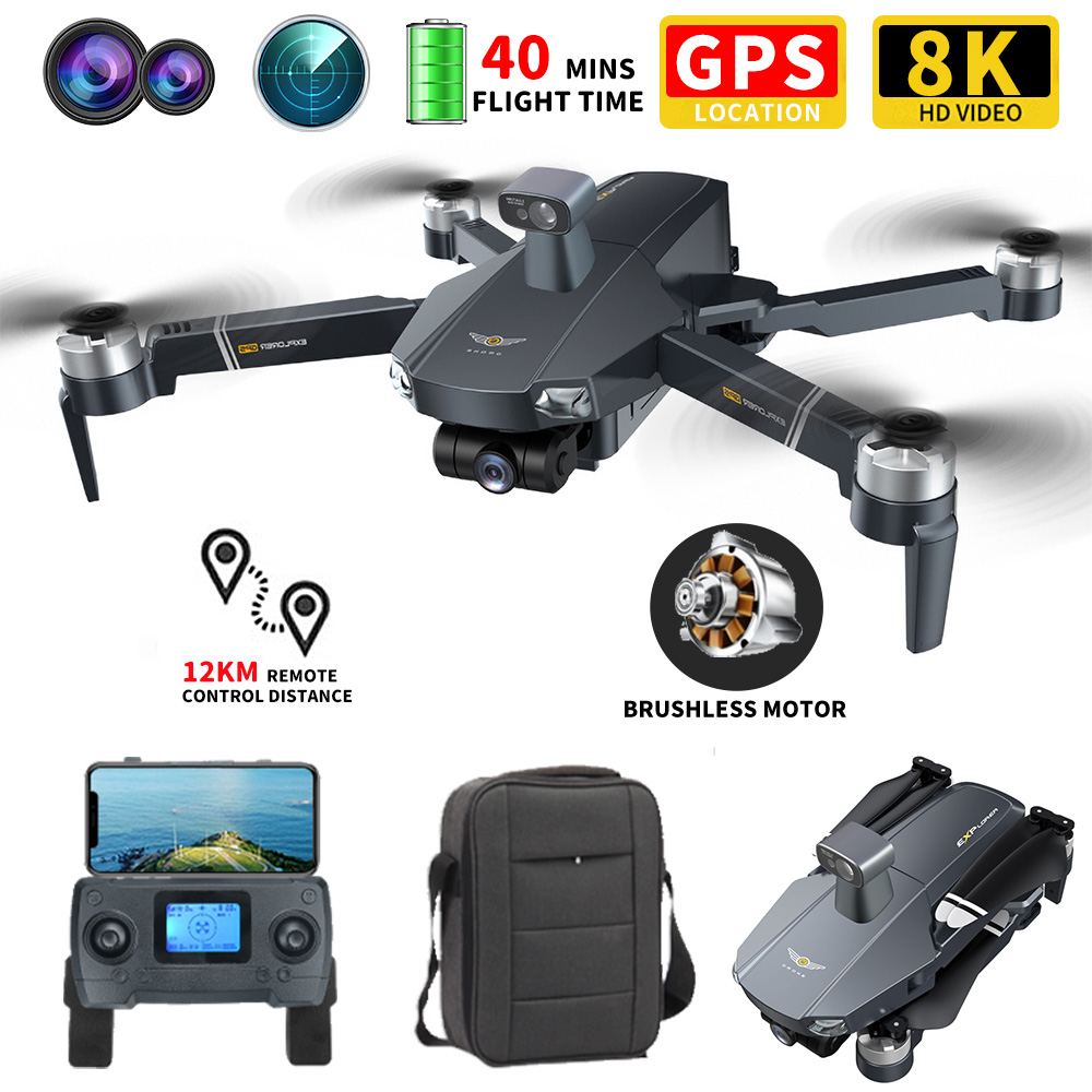 8819 Drone 8K 6K Profesional Reperter GPS WIFI HD 3-Axis Gimbal HD Camera Helicopter Brushless Motor FPV RC Quadcopter Aircraft