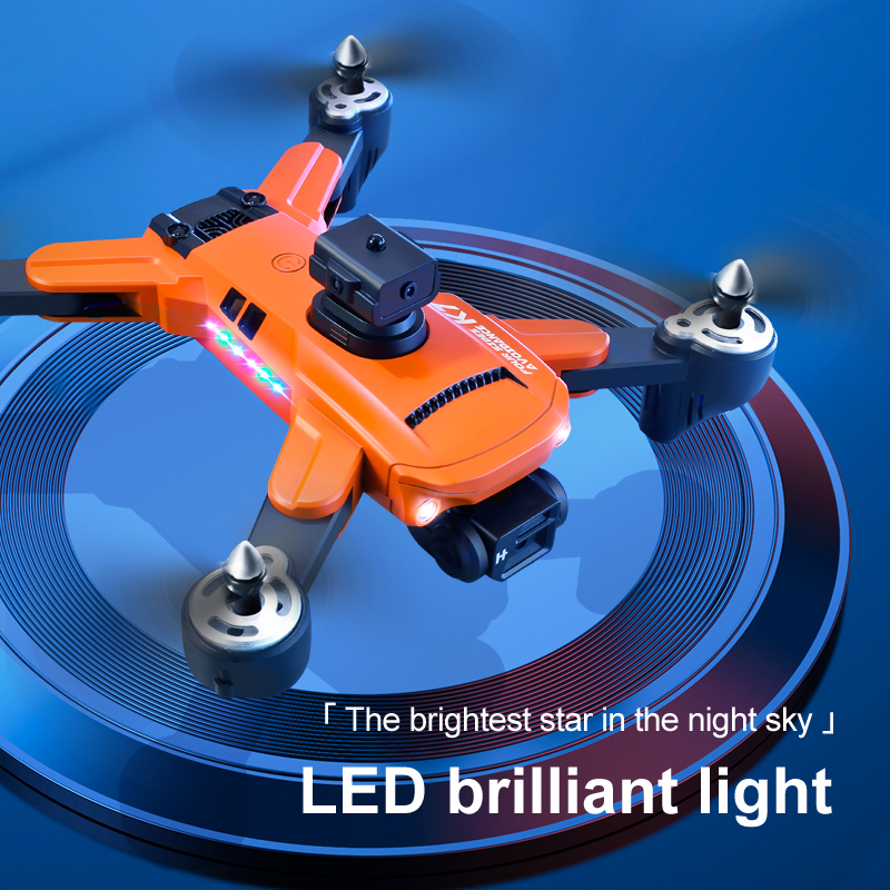 2022 New k7 Drone 5G WIFI 4K HD professional camera 3-axis anti-shake gimbal ESC with optical flow quadcopter rc helicopter Toy