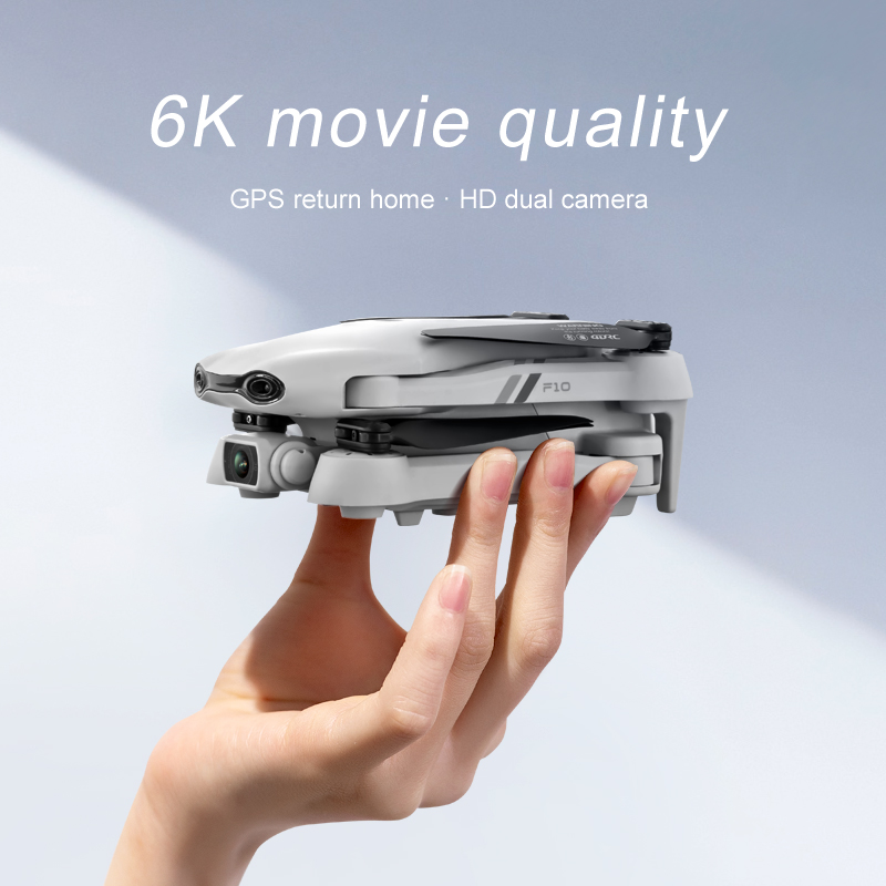 F10 Pro Drone Profesional GPS 5G WIFI FPV Fold Quadcopter With 6k hd Camera RC Plane 25 Minutes Helicopters Dron Toys For Boys