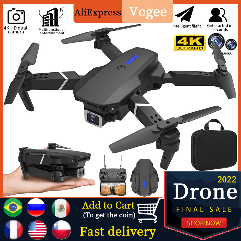 2022 New RC Mini Drone 4K Professional HD Dual Camera 1080P WIFI FPV Aerial Photography Helicopter Foldable Quadcopter Drone Toy