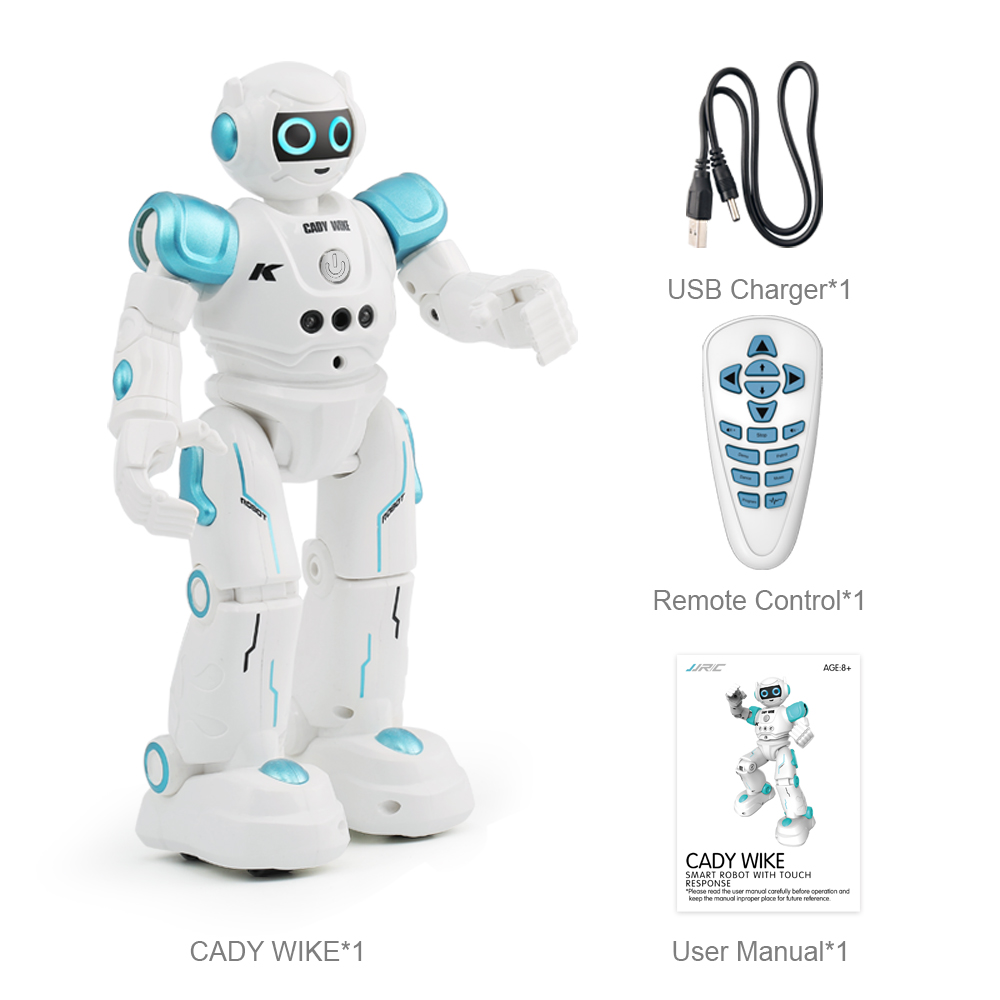 JJRC R11 RC Robot Toy Singing Dancing Talking Smart Robot For Kid Educational Toy For Children Humanoid Sense Inductive RC Robot