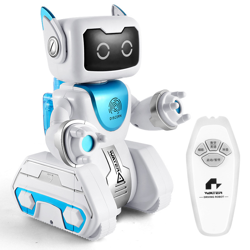 Child Learning Toy 2.4G Remote Control Intelligent Robot Gesture Control Touch Sensing Action Figure Programmable Robot Singingnull:China,Type:white