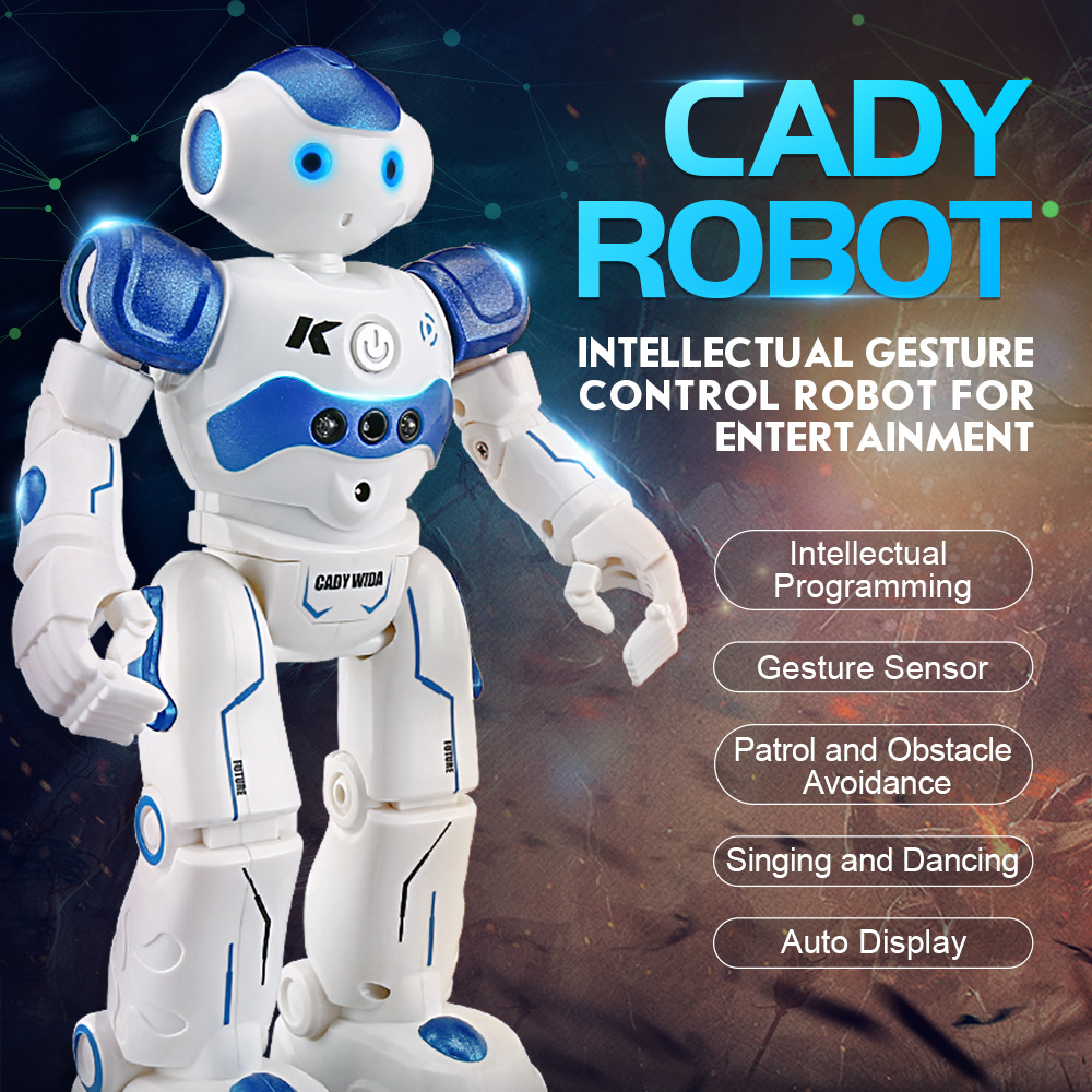 Original JJRC Multifunctional Charging Music Dancing Remote Control Intelligent Interactive Robot Children's Toy Birthday Gift
