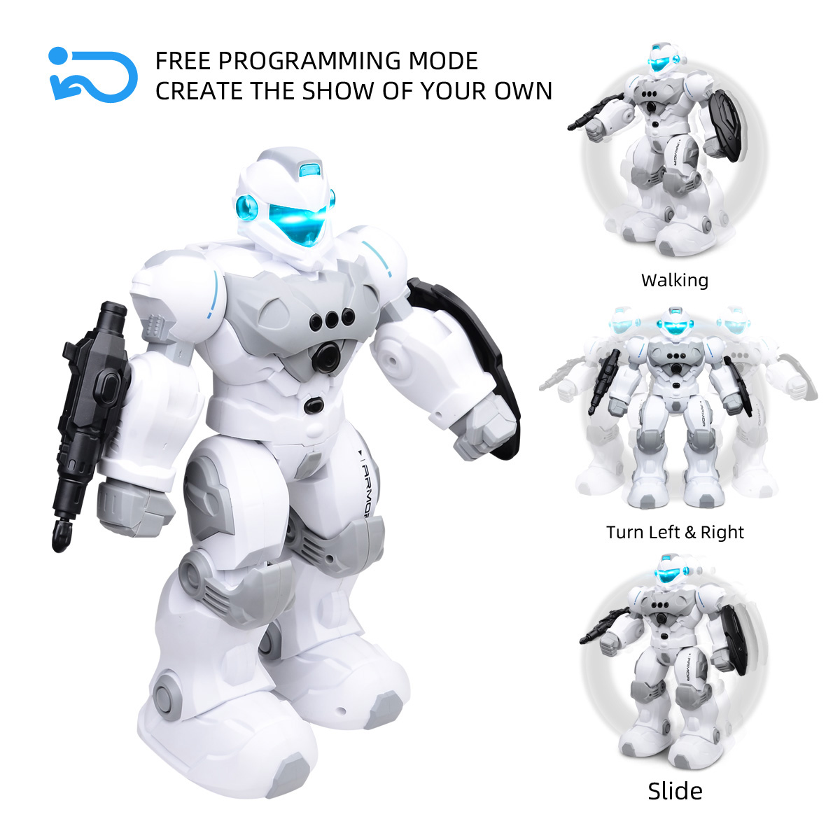 BG1528 RC Intelligent Programmable Robot Gesture Sensing Walking Dancing Singing Model Educational Mechanic Gifts Toys for boys