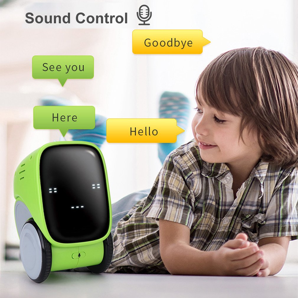 JJR/C R16 Smart Robot Touch Gesture Control Voice Interaction Facial Expression Robot Model Kids Gift Companion Toy