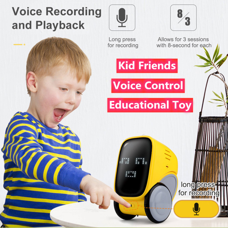 Educational Robot Toy Smart Robot Touch Gesture Control robot  Voice Interaction Facial Expression Robot Voice Control Kid gift