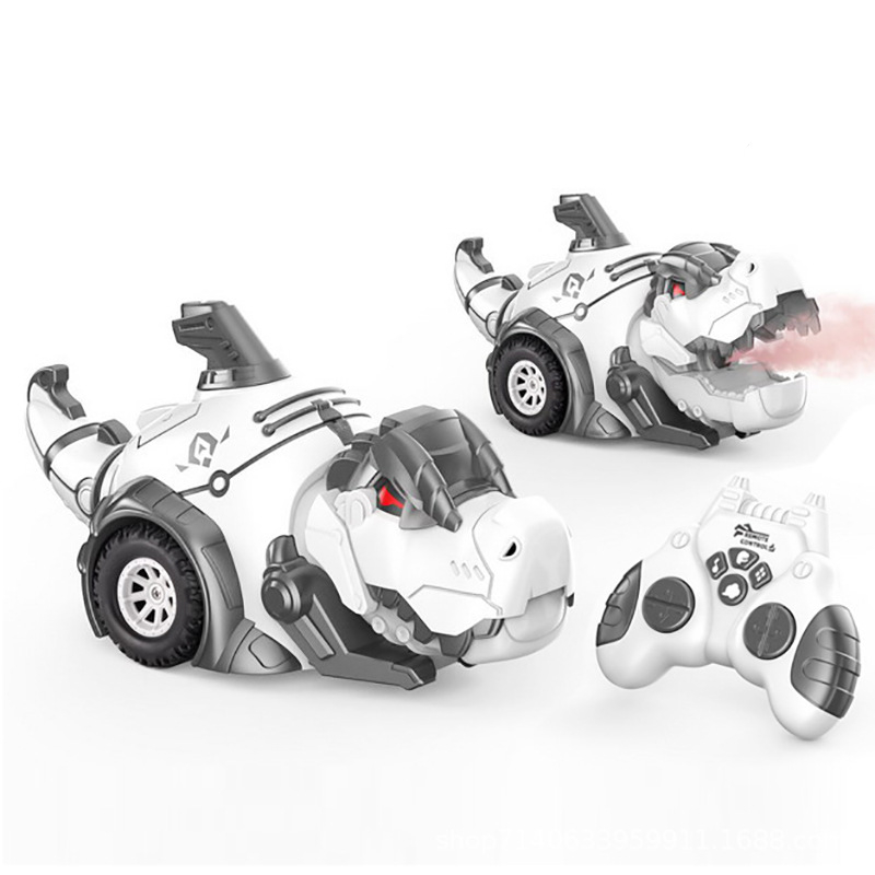 Electric RC Dinosaur Remote Control Dino Animal Kids Robot Pet Walking Roar Spray Toys Gifts For Boys Girls Age 3+